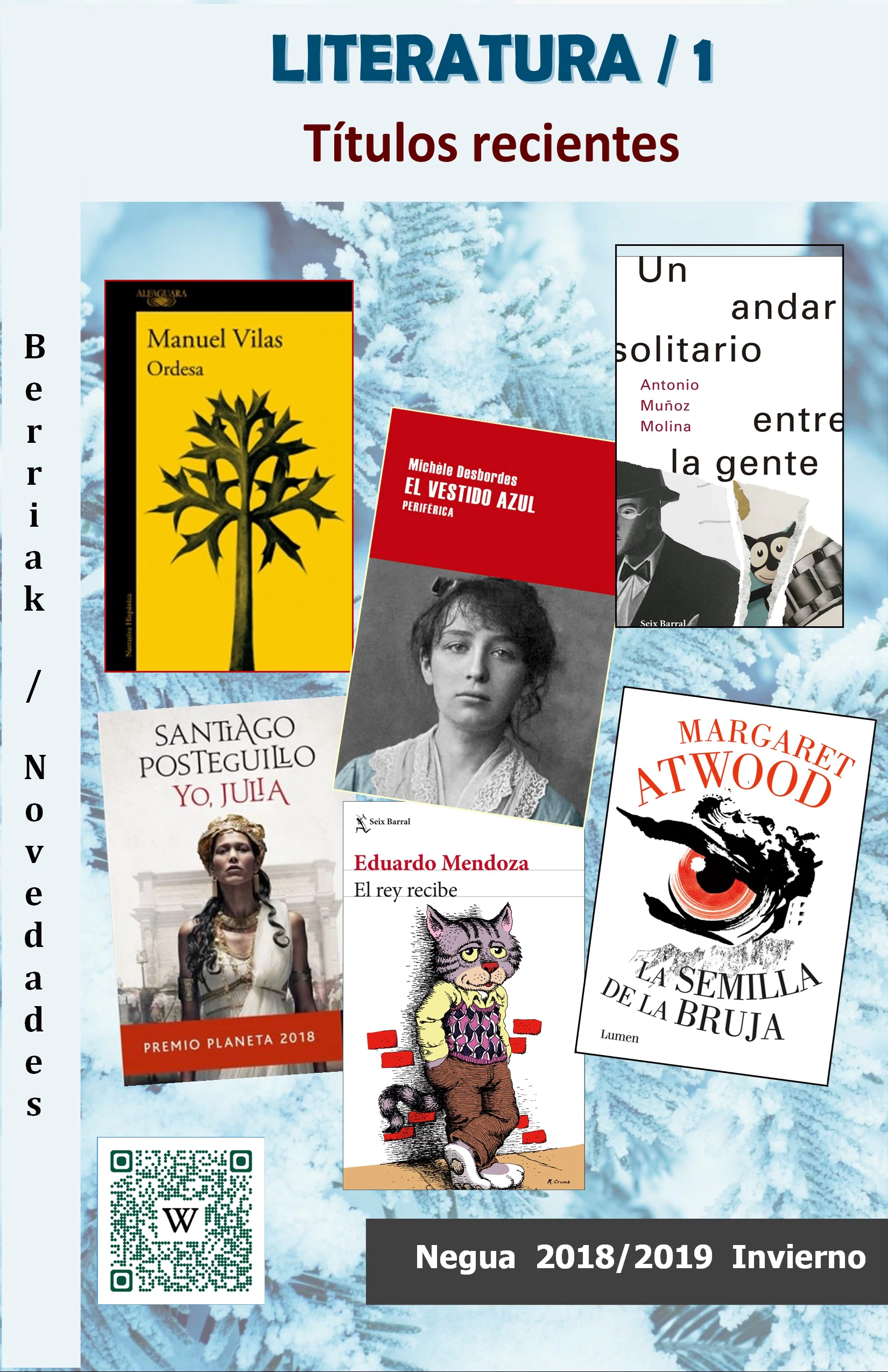 Literatura 2018ko Abendua