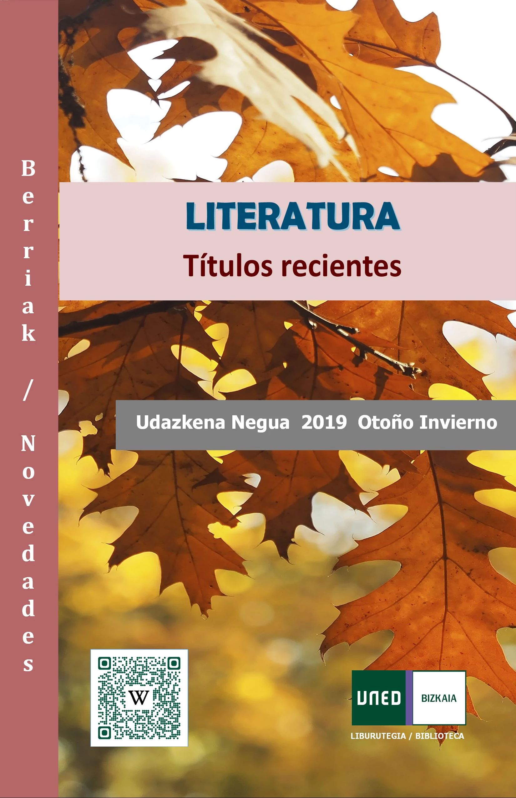 Literatura 2019ko Azaroa