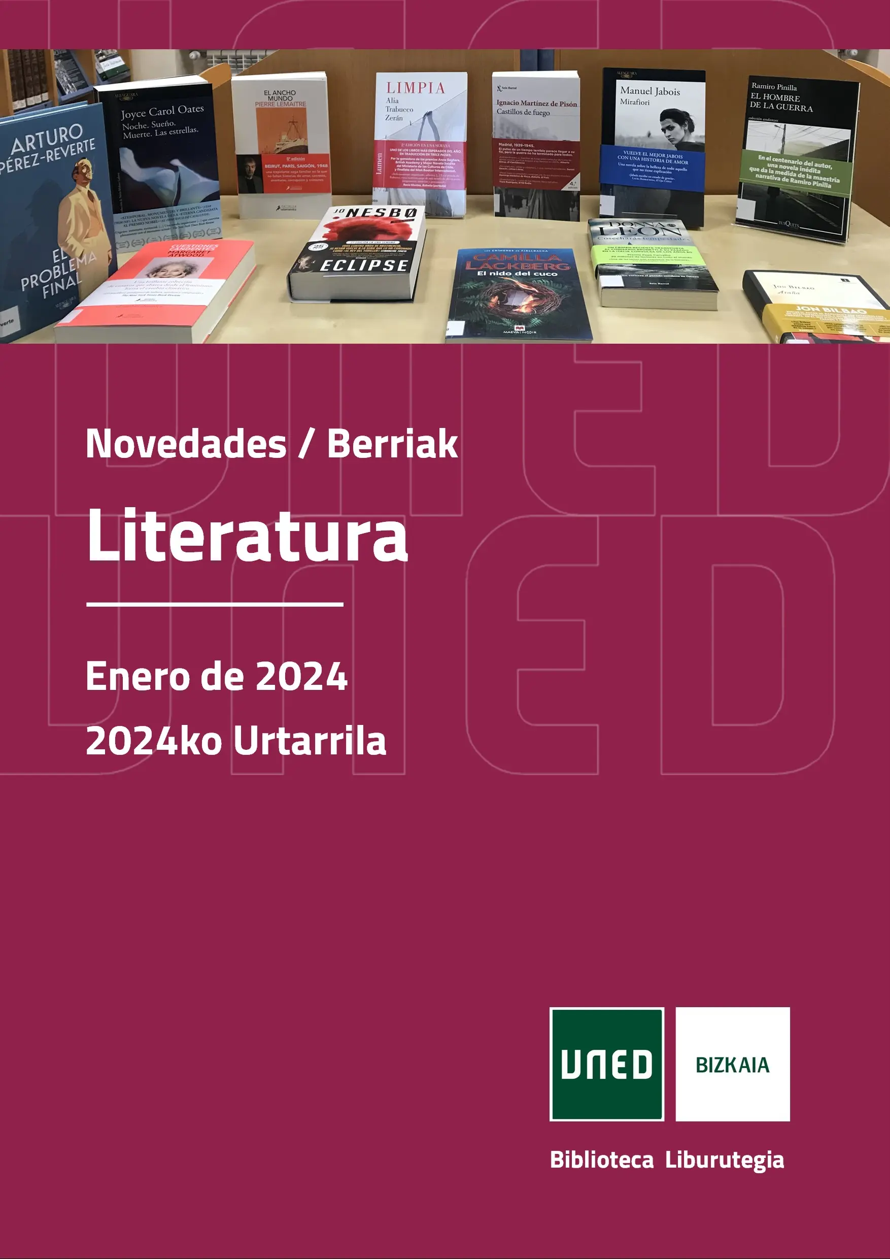 Literatura 2024ko Urtarrila