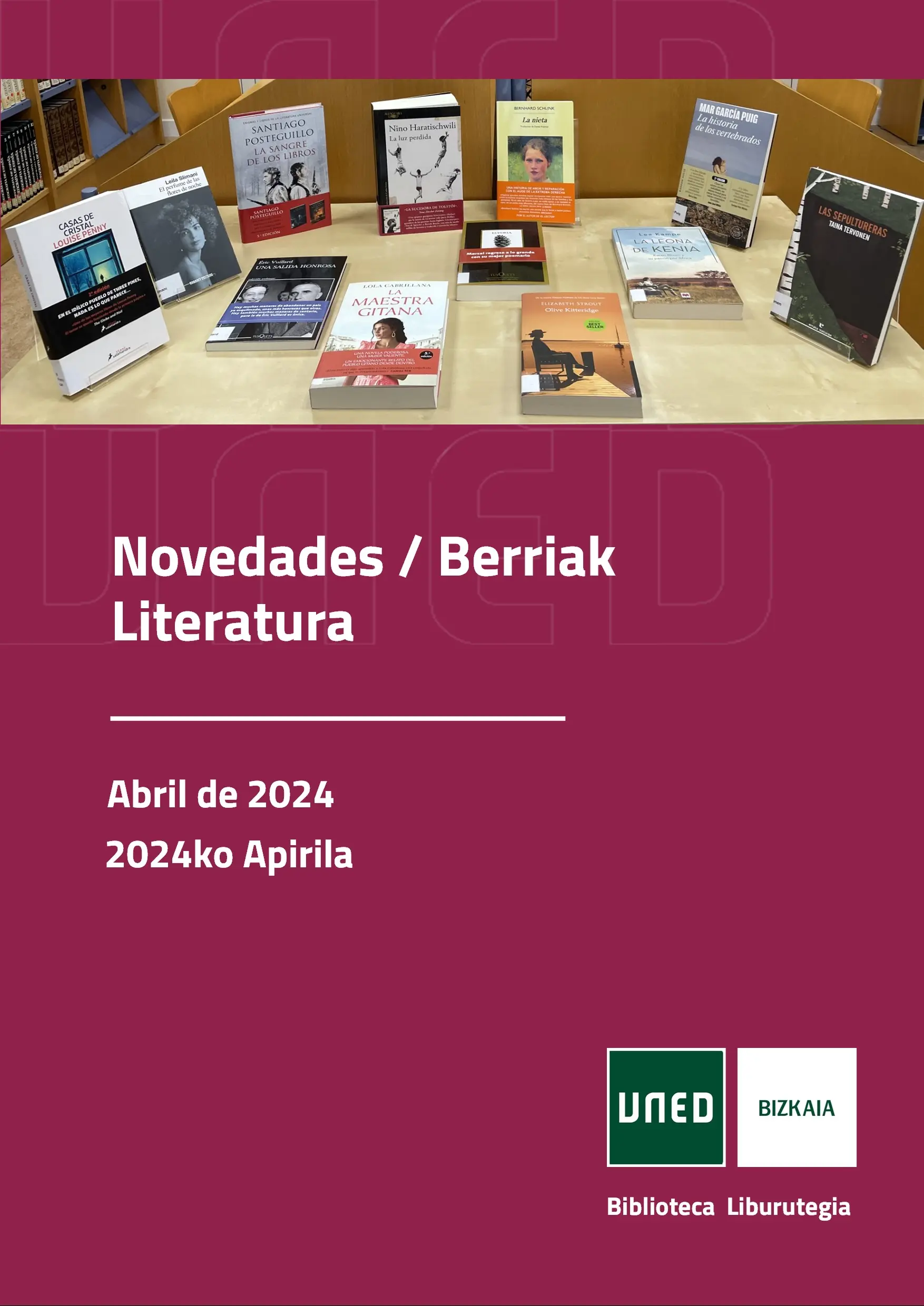 Literatura Abril 2024