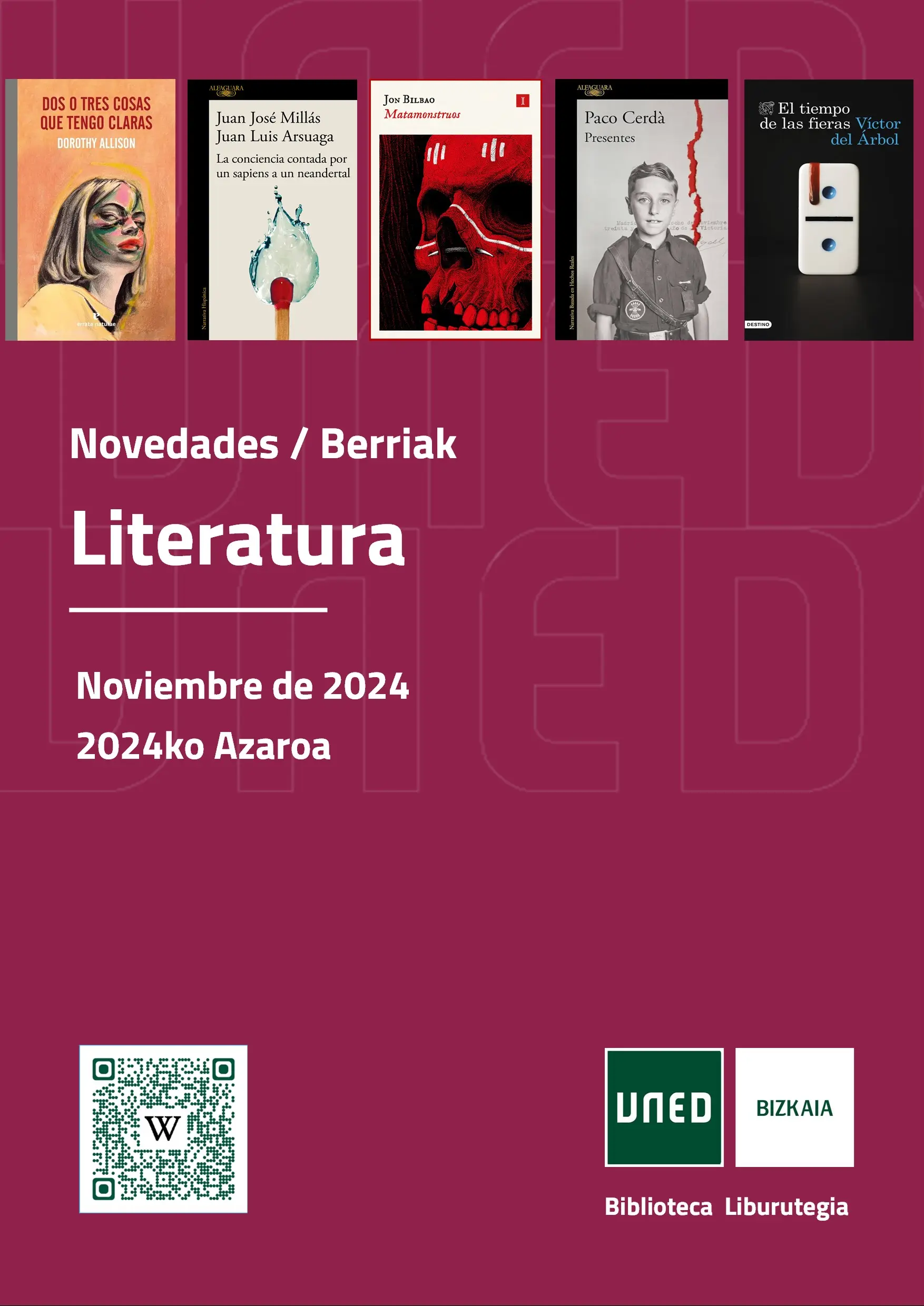 Literatura Noviembre 2024