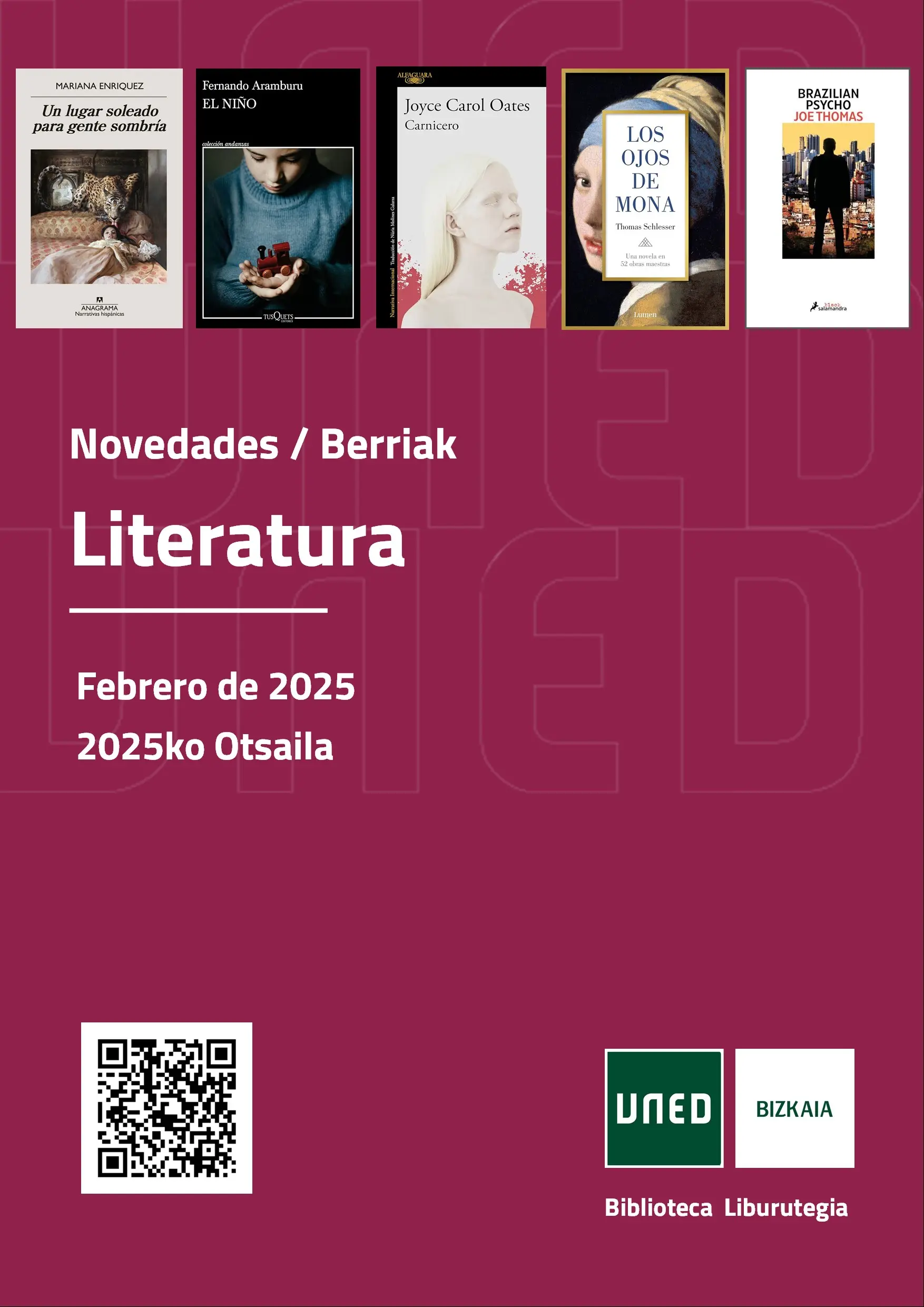Literatura Febrero 2025