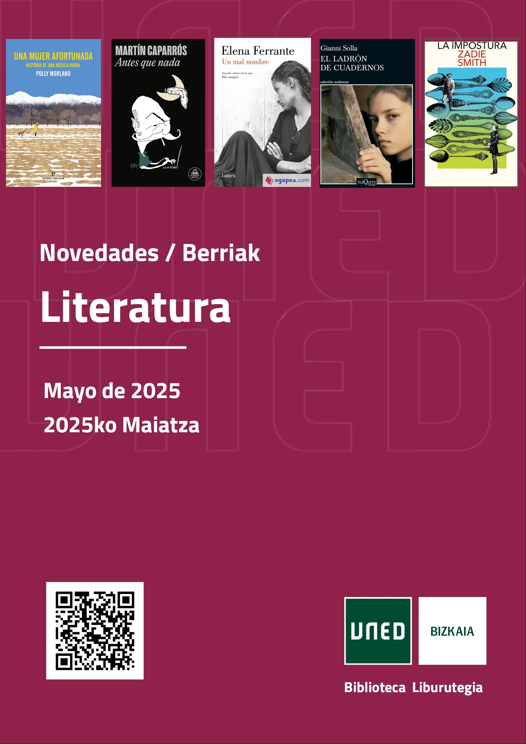 Literatura Mayo 2025