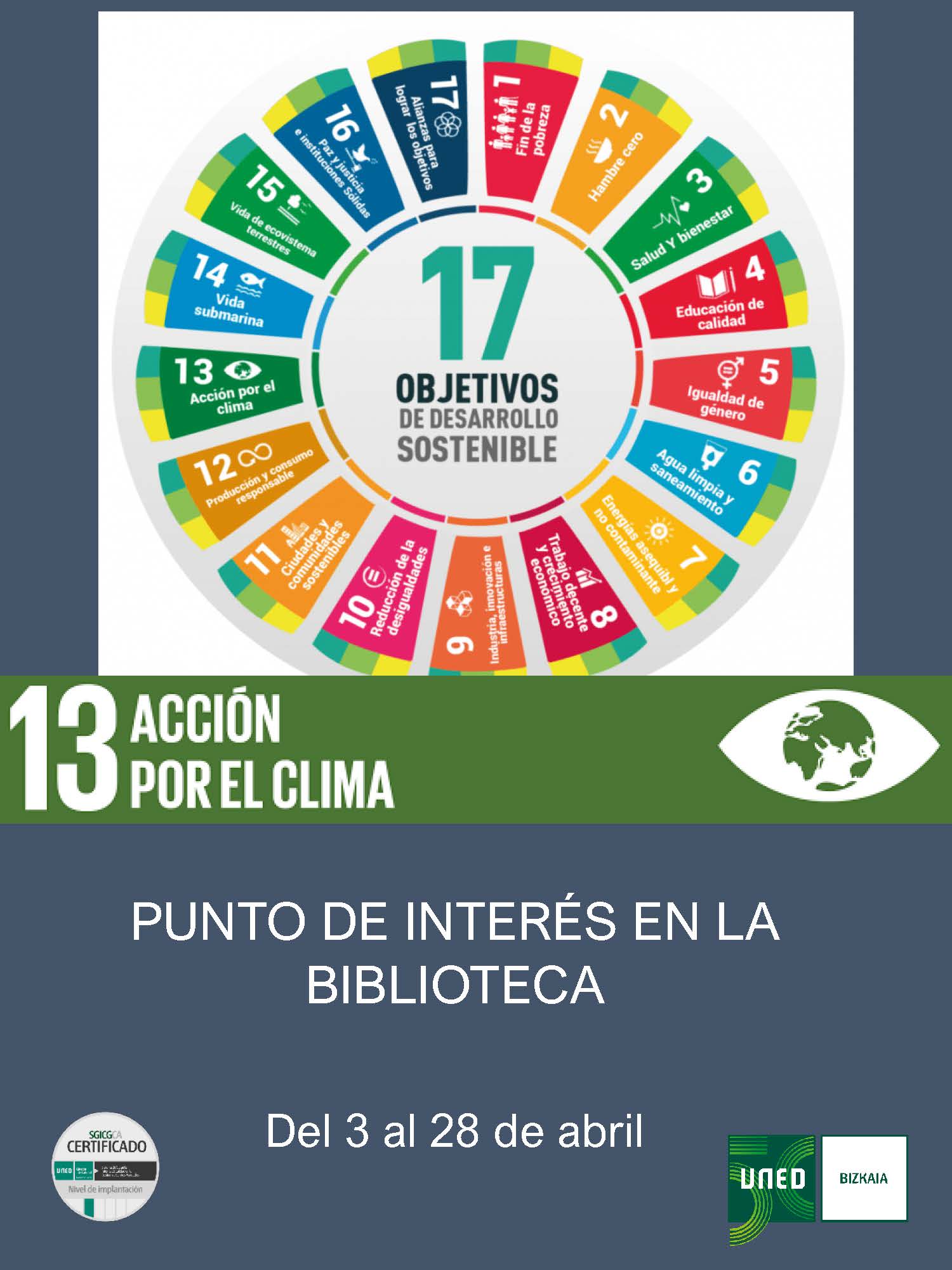 Imagen Dosier Objetivos de Desarrollo
                            Sostenible. Objetivo 13:Acción por el Clima